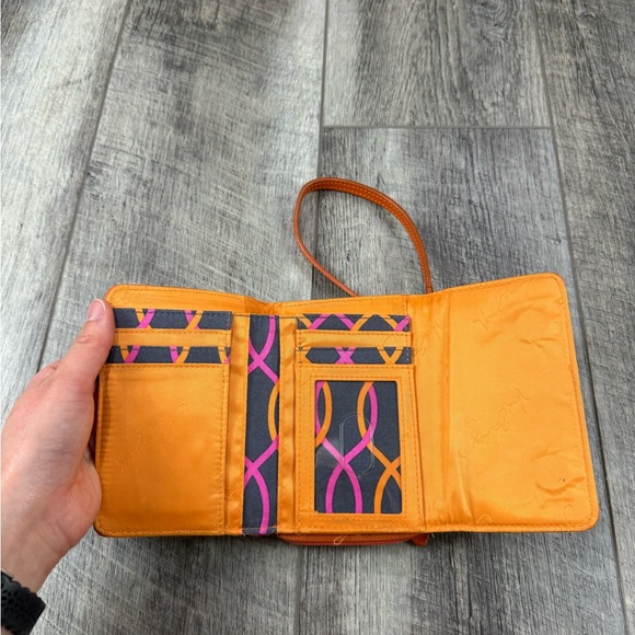 Vera Bradley Orange Anniversary Wristlet Wallet - Picture 6 of 10